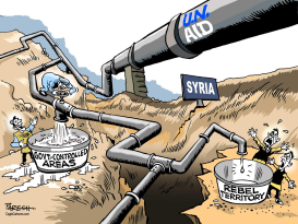 AID FOR SYRIANS by Paresh Nath