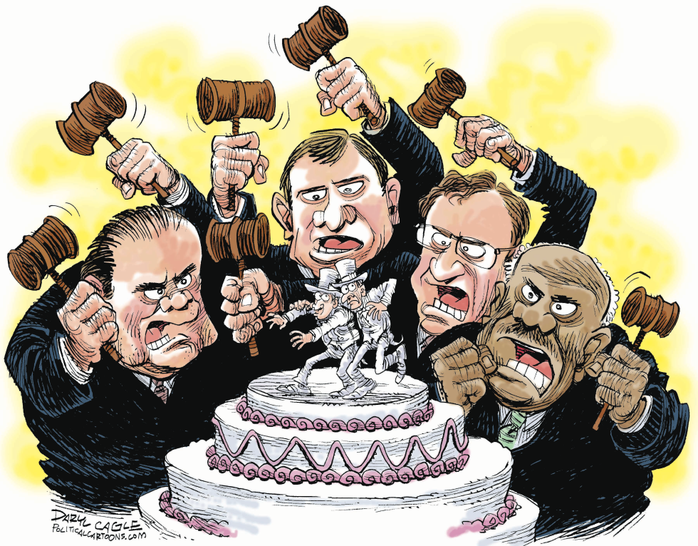  DERECHOS DE LOS GAYS Y LA SUPREMA CORTE by Daryl Cagle