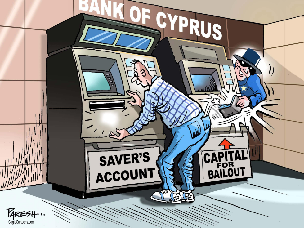  CYPRUS' BANK SAVERS by Paresh Nath