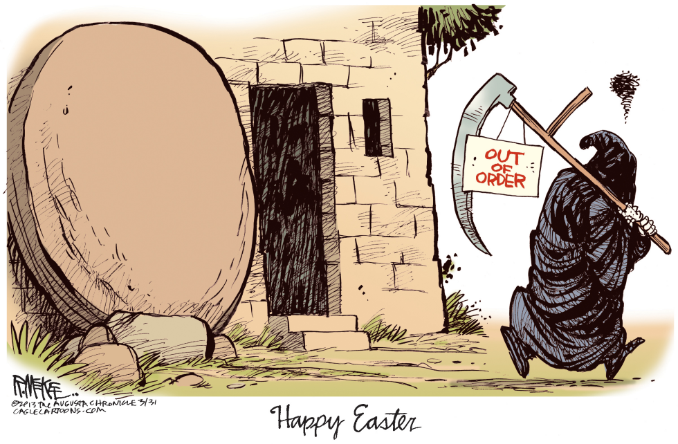  EASTER OUT OF ORDER by Rick McKee