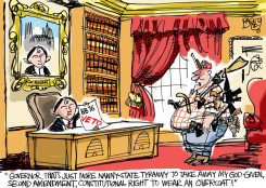 LOCAL UTAH GUNS A-GO-GO by Pat Bagley