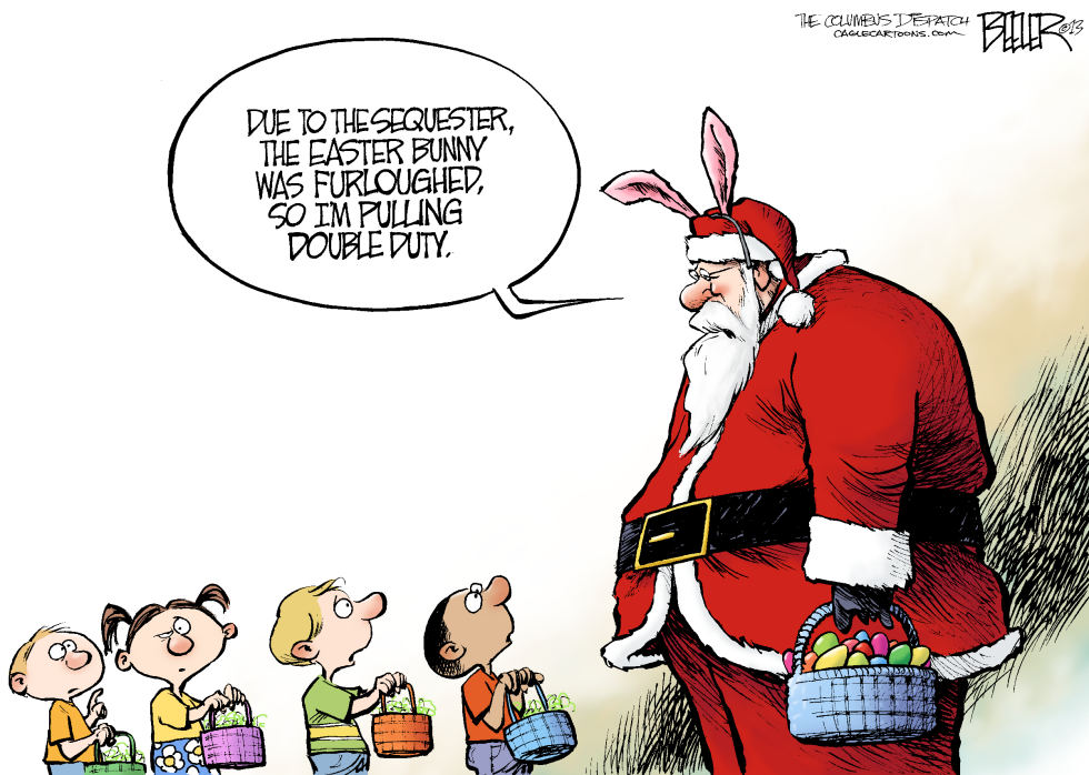  EASTER SEQUESTER by Nate Beeler