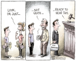 GAY MARRIAGE by Adam Zyglis