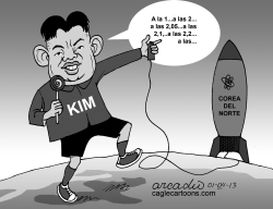 LAS RABIETAS DEL JOVEN KIM JONG UN  by Arcadio Esquivel