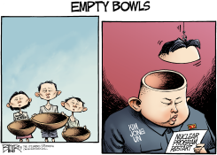 KIM JONG UNHINGED by Nate Beeler