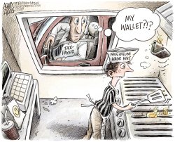 NY STATE MINIMUM WAGE SUBSIDY by Adam Zyglis