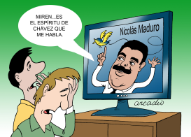 EL QUE CALZA LOS ZAPATOS DE CHáVEZ by Arcadio Esquivel