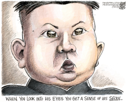 KIM JONG UN SEOUL by Adam Zyglis