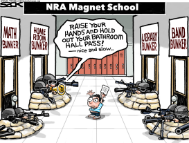 NRA SCHOOL by Steve Sack