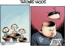 KIM JONG TRASTORNADO  by Nate Beeler