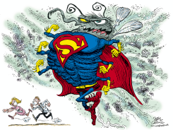 SUPERBUG  by Daryl Cagle