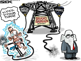 GRAND BARGAIN BUDGET SHOCK by Steve Sack