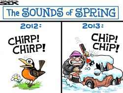 SPRING FREEZE by Steve Sack