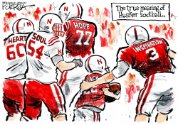 HUSKER FOOTBALL by Jeff Koterba