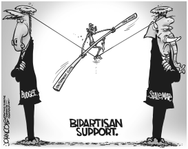 OBAMA BIPARTISAN BUDGET by John Cole