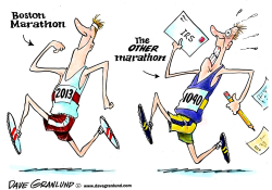 MARATHON TIME by Dave Granlund