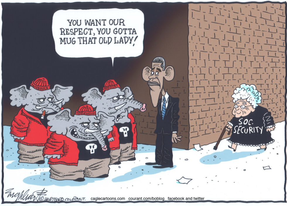  OBAMA BUDGET by Bob Englehart