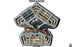 PENTAGON BELT TIGHTENING by Luojie