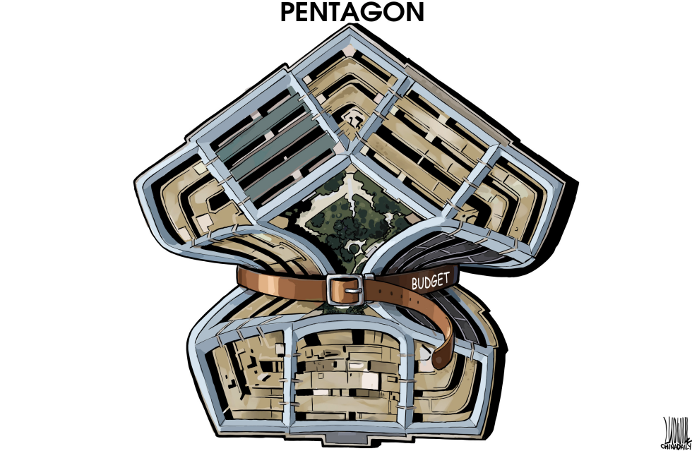  PENTAGON BELT TIGHTENING by Luojie