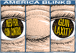 AMERICA BLINKS by Wolverton