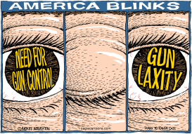 AMERICA BLINKS by Wolverton