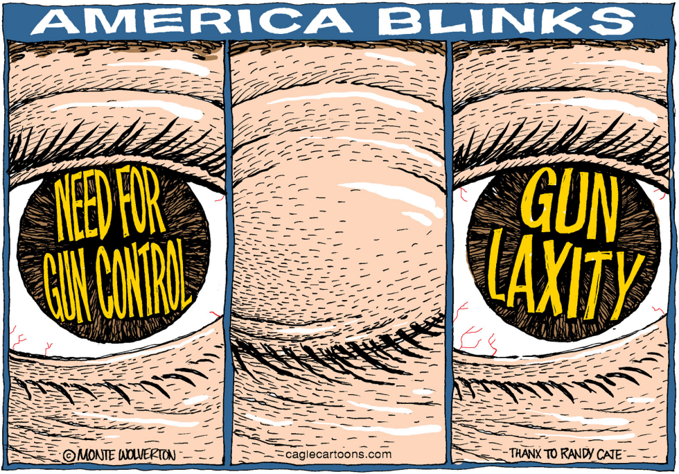  AMERICA BLINKS by Wolverton