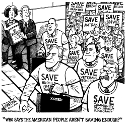 AMERICA'S RISING SAVINGS RATE by RJ Matson