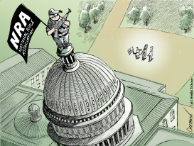 GUN CONTROL BILL FAILS by Patrick Chappatte