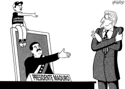 KERRY, MADURO, CAPRILES by Rainer Hachfeld