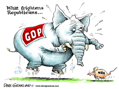 WHAT FRIGHTENS GOP by Dave Granlund