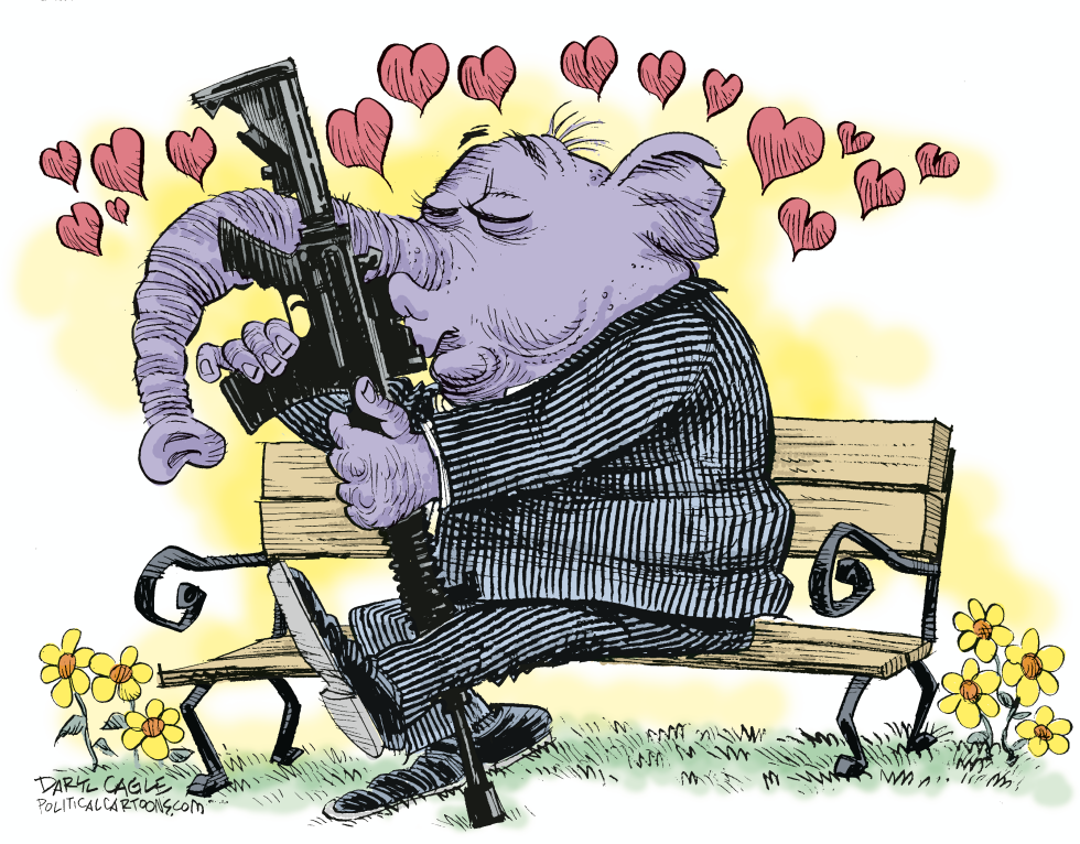  EL GOP Y LAS ARMAS  by Daryl Cagle