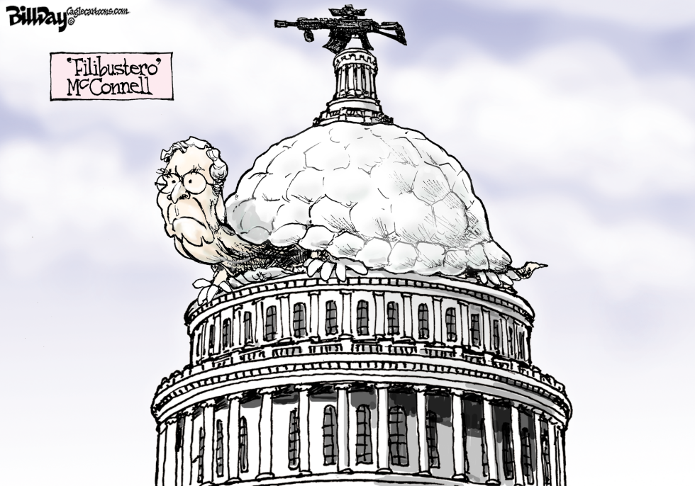  FILIBUSTERO, MCCONNELL  by Bill Day