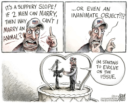 SLIPPERY SLOPE by Adam Zyglis