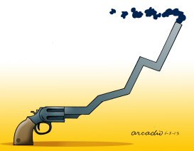 VIOLENCIA AL ALZA by Arcadio Esquivel