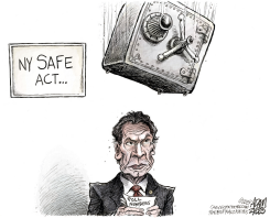 NY CUOMO SAFE ACT by Adam Zyglis