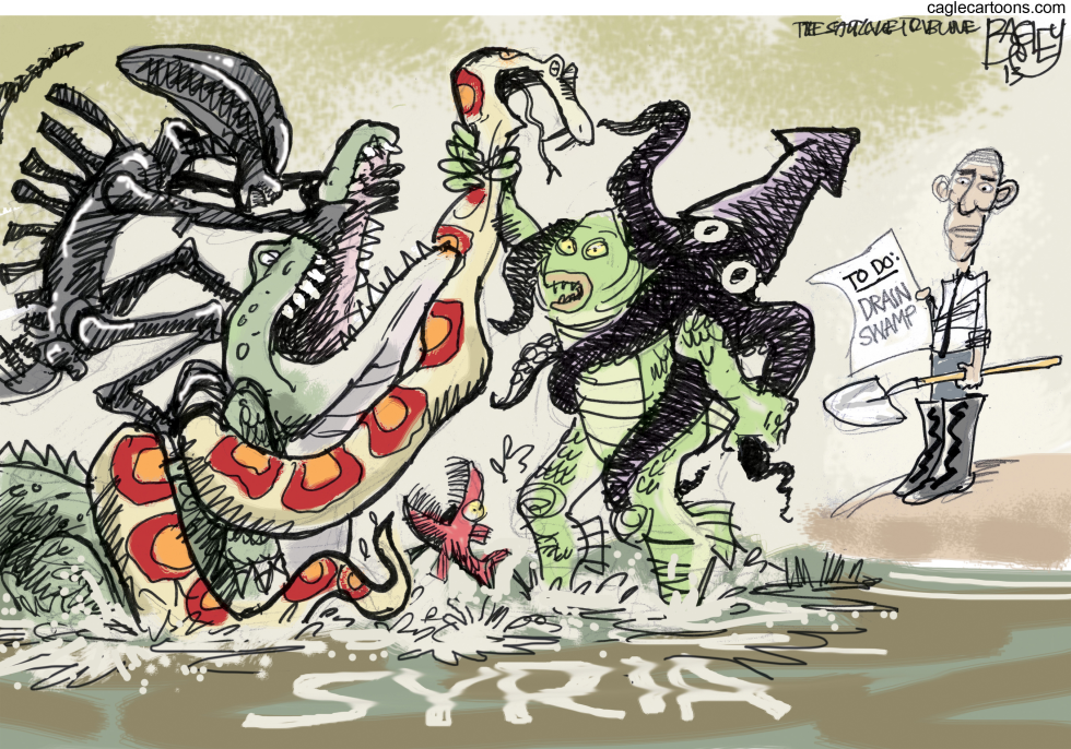  SYRIAN SWAMP by Pat Bagley