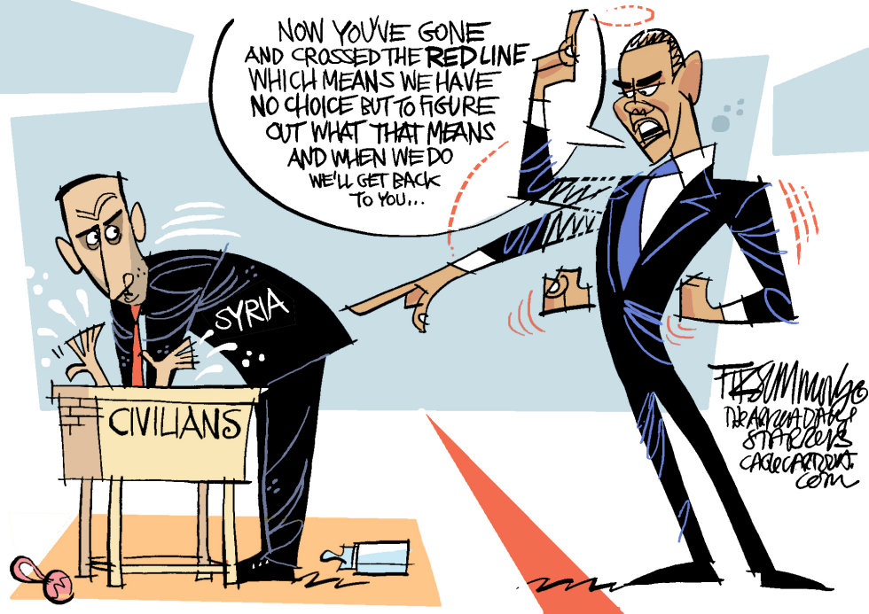  SERIOUS ABOUT SYRIA by David Fitzsimmons