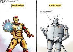 IRON MAN - EL HOMBRE DE HIERRO  by Nate Beeler