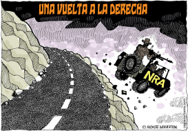 LA NRA TOMA UNA VUELTA A LA DERECHA  by Wolverton