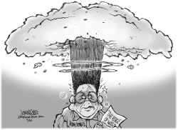 NORTH KOREAN RADIOACTIVE HAIRSTYLE by John Cole