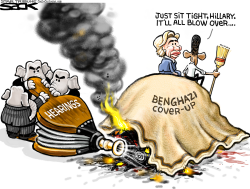 BENGHAZI COVER-UP FLARE-UP by Steve Sack