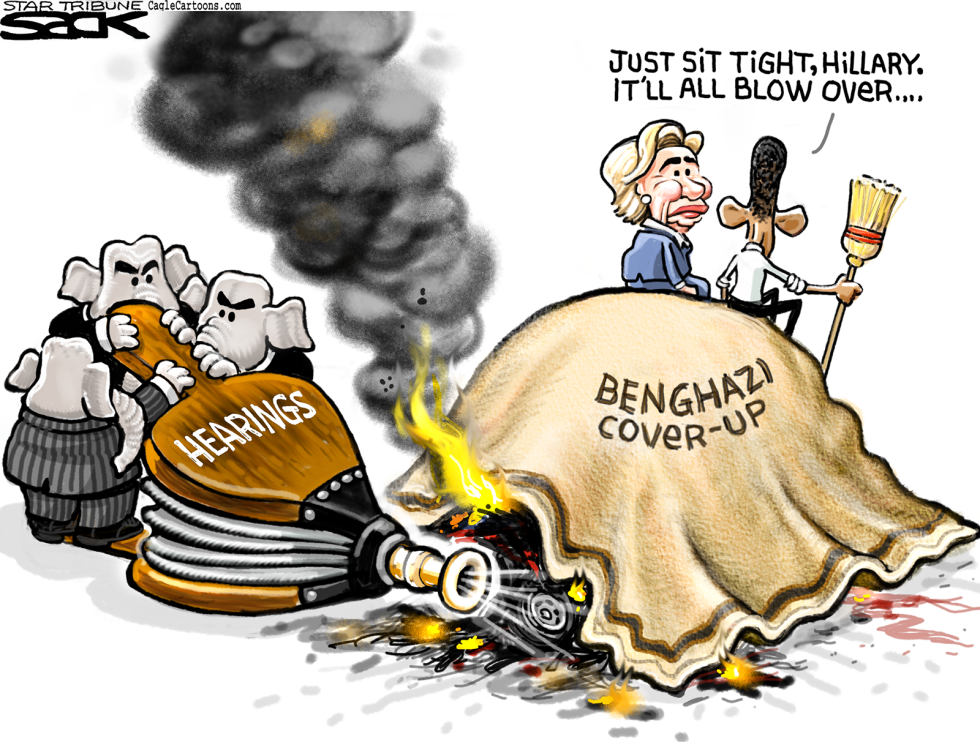  BENGHAZI COVER-UP FLARE-UP by Steve Sack