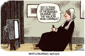 WHISTLEBLOWERS MOTHER by Rick McKee