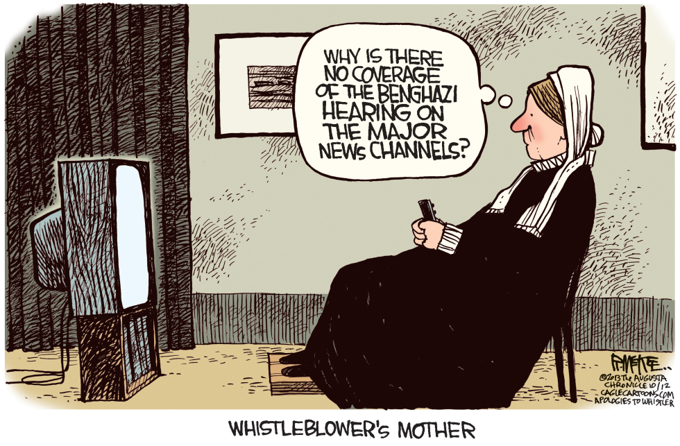  WHISTLEBLOWERS MOTHER by Rick McKee