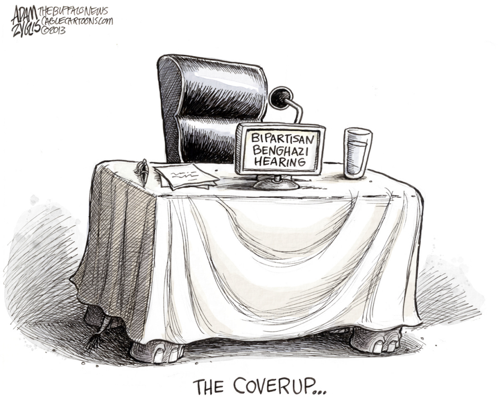  BENGHAZI HEARING by Adam Zyglis