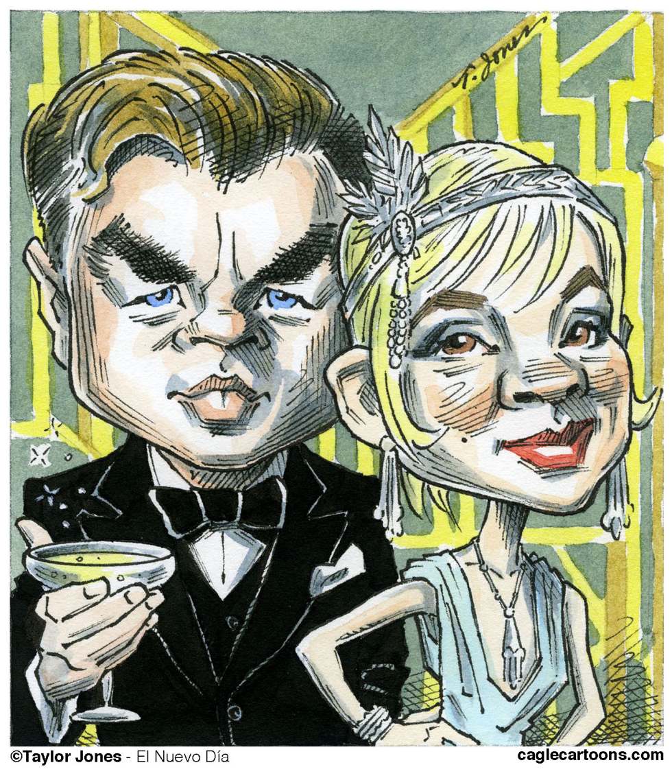  GATSBY STARS DICAPRIO AND MULLIGAN  by Taylor Jones