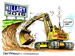 BENGHAZI PROBE by Dave Granlund