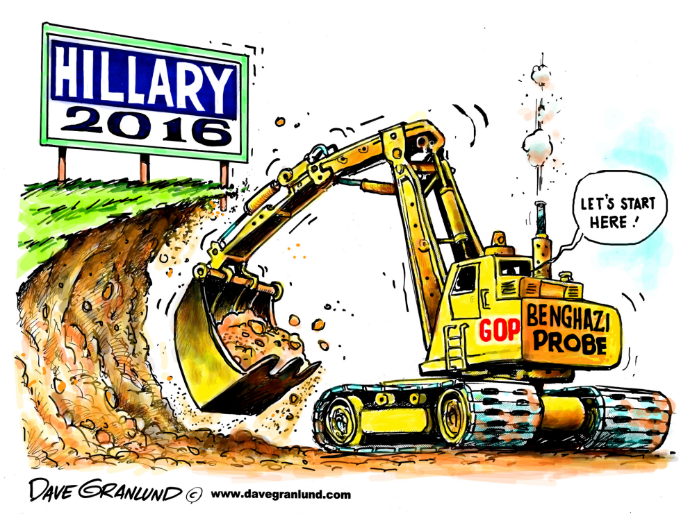  BENGHAZI PROBE by Dave Granlund