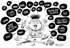 NORTH KOREA TANTRUM by Daryl Cagle