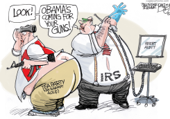 TAX PROBE by Pat Bagley